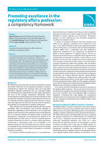 TOPRA Competency Framework article