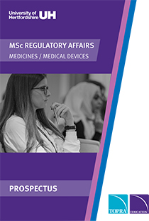 MSc Regulatory Affairs Prospectus