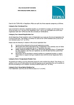 TOPRA MSC Programme Fees