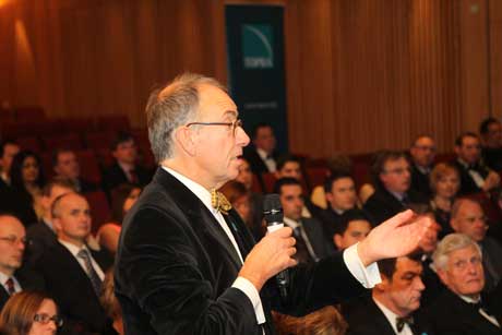 Question from the floor during the Annual Lecture