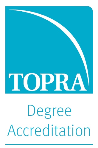 TOPRA Degree Accreditation logo